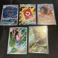 Pokemon Card Chaos Rising Bundle. Claydol. Tauros, Chespin, Special Red Card. NM - Image 1