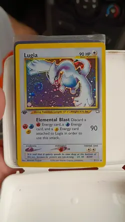 pokemon card #9 lugia 1st edition 9/111 neo genius era great condition - Image 3