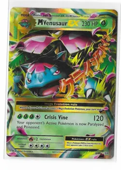 M Venusaur EX 2/108 Evolutions XY Holo Rare Pokemon TCG Card NM - Image 1