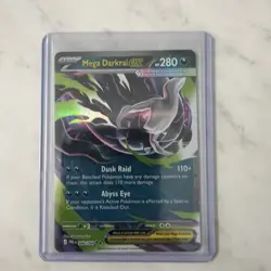 Mega Darkrai EX 048/084 Pitch Black Holo Rare Pokemon Card NM 48 Double Rare - Image 1