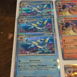 Pokemon TCG 15 Card Lot With Eevee Deck Box & Eeveelutions Card Sleeves - Image 3