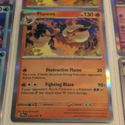 Pokemon TCG 15 Card Lot With Eevee Deck Box & Eeveelutions Card Sleeves - Image 5