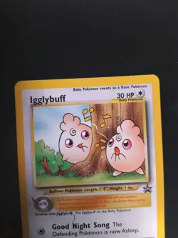 NM Pokemon 2001 Black Star Promo 36 Igglybuff WOTC Vintage Retro Rare Card - Image 2
