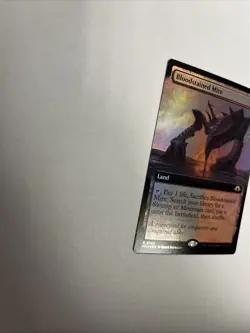 Bloodstained Mire Extended Art Foil Card #0463 MTG LP - Image 5