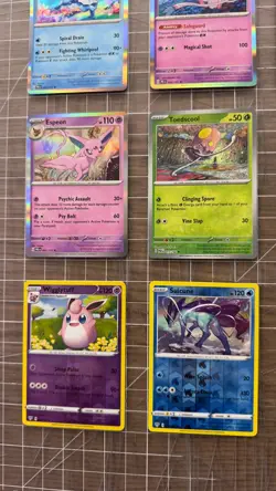40 Pokemon Pokemon Cards Lot Holo Reverse Cosmos Shinies Ex V - NM - Image 2