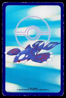 Magneton 8 of Diamonds Kyogre Deck Playing Card Heavily Played - Image 2