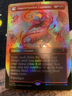 Improvisation Capstone (Borderless) Secrets of Strixhaven Foil - Image 1
