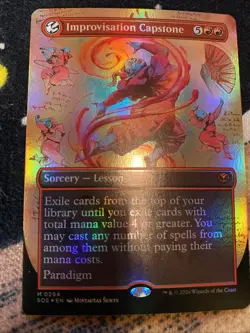 Improvisation Capstone (Borderless) Secrets of Strixhaven Foil - Image 2