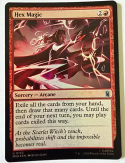 Hex Magic #133 Foil MTG Marvel Super Heroes Near Mint - Image 1