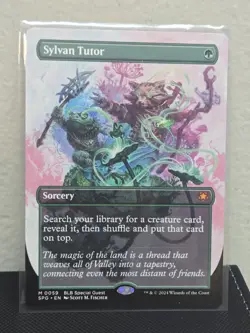 Sylvan Tutor (Borderless) Special Guests NM MTG #59 - Image 1