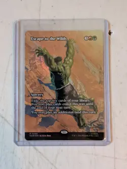 Magic Marvel Super Heroes MAR M 89 Escape to the Wilds Foil - Image 1