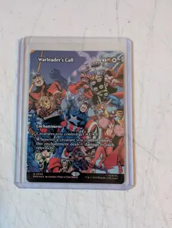 Magic Marvel Super Heroes MAR M 96 Warleader's Call Foil - Image 1