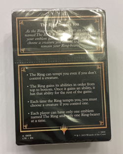 MTG Lord Of The Rings The Hosts Of Mordor Commander Deck - New Sealed Deck Only - Image 4