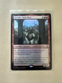 MTG Krenko, Mob Boss FDN 0204 R NM FOIL - Image 2