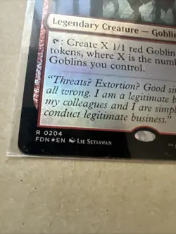 MTG Krenko, Mob Boss FDN 0204 R NM FOIL - Image 3
