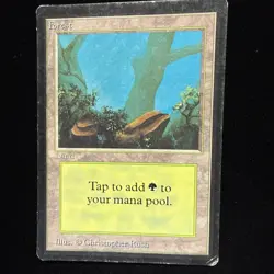 Magic the Gathering MTG Beta Forest v.2 (FOG) MP #3 - Image 1