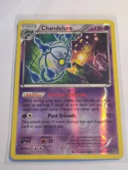 Chandelure 50/114 Pokemon TCG Card XY Steam Siege Rare Reverse Holo Foil - Image 1