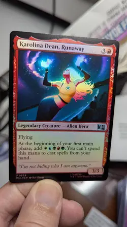 1x Karolina Dean Runaway FOIL NM - Marvel MTG Magic MSC Jumpstart x1 - Image 1