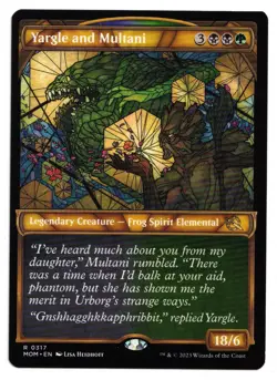 Magic the Gathering MTG Card: Yargle and Multani Showcase #0317 MOM Rare! NM - Image 1