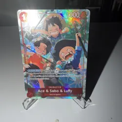 Ace & Sabo & Luffy (Alternate Art) OP13-007 Carrying On His Will Foil - Image 1
