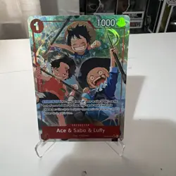 Ace & Sabo & Luffy (Alternate Art) OP13-007 Carrying On His Will Foil - Image 2