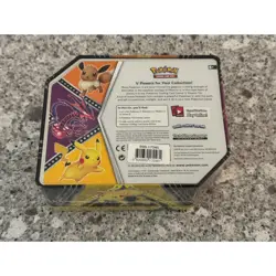 NEW Pikachu V Powers Pokemon Tin Sealed - 5 Packs - Image 2