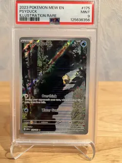 Psyduck 175/165 PSA 9 MINT Illustration Rare 2023 Pokemon Card Mew 151 - Image 1