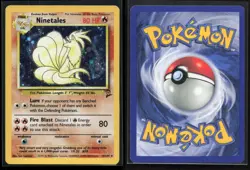 Ninetales 13/130 Holo Base Set 2 MP Pokemon - Image 3