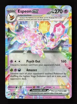 Espeon ex 034/131 Holo Double Rare Prismatic Evolutions Pokemon Near Mint - Image 1