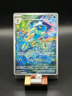 Pokemon TCG Chaos Rising Frogadier 089/086 Illustration Rare Full Art Holo - Image 1