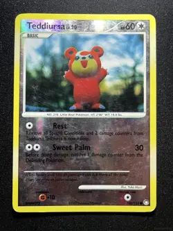 TEDDIURSA 105/123 COMMON MYSTERIOUS TREASURES POKEMON REVERSE HOLO HP - Image 1