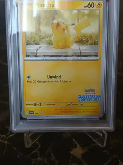 Pikachu 214 Illustration Contest 2024 SVP English Promo Holo PSA 10 - Image 5