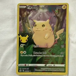 Pokemon Pikachu 005/025 Celebrations Holo Rare Full Art lot Of (5) - Image 2