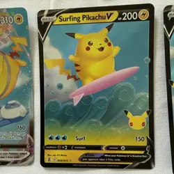 Pokemon Pikachu 005/025 Celebrations Holo Rare Full Art lot Of (5) - Image 4