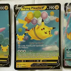 Pokemon Pikachu 005/025 Celebrations Holo Rare Full Art lot Of (5) - Image 5