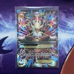 Pokemon TCG M Alakazam EX Holo Full Art Ultra Rare #118/124 Fates Collide (NM) - Image 1