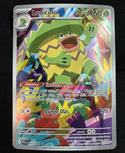 Pokemon Ludicolo 095/094 ME02 Phantasmal Flames Full Art Holo Rare Card (2) - Image 1