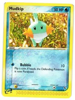 Pokemon TCG Mudkip 59/109 Ruby & Sapphire Common NM - Image 1