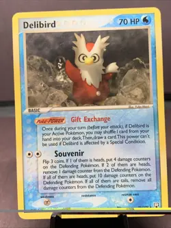 Pokemon TCG Delibird 21/109 EX Team Rocket Returns Non Holo Rare - Image 1