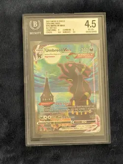 Umbreon VMAX 215/203 Evolving Skies Alt Art Secret Rare Holo Beckett 4.5 - Image 1