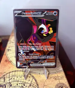 Pokemon TCG Fezandipiti ex 092/064 Shrouded Fable SIR Holo English 210 HP - Image 2