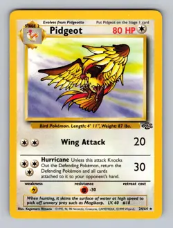 Pidgeot 24/64 Rare Jungle Pokemon Unlimited Near Mint - Image 1