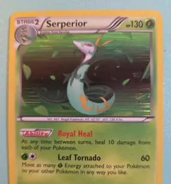 The Pokemon Company Serperior 6/114 Black & White Reverse Holo Rare Eng 2011 - Image 3