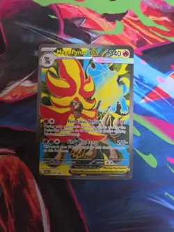 Pokemon TCG Mega Pyroar ex Chaos Rising 099/086 ultra rare - Image 1