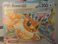 Pokemon TCG Eevee ex 075/131 Double Rare Prismatic Evolutions Holo - Image 3
