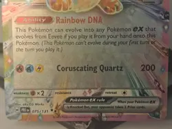 Pokemon TCG Eevee ex 075/131 Double Rare Prismatic Evolutions Holo - Image 5