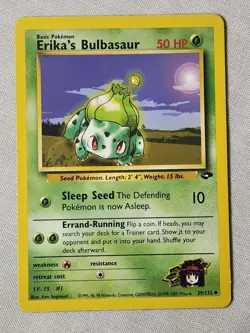 NM Erika's Bulbasaur - Non-Holo #39 Gym Challenge Pokemon TCG - Image 1