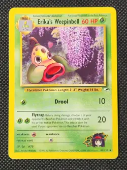 NM Erika's Weepingbell Non-Holo #48 Gym Heroes Pokemon TCG - Image 1