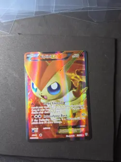 Pokemon Victini EX Plasma Storm 131/135 Full Art Holo Ultra Rare English NM - Image 1