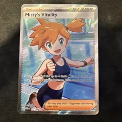 Misty's Vitality 111/084 Pokemon ME05: Pitch Black Holo UR - Image 1